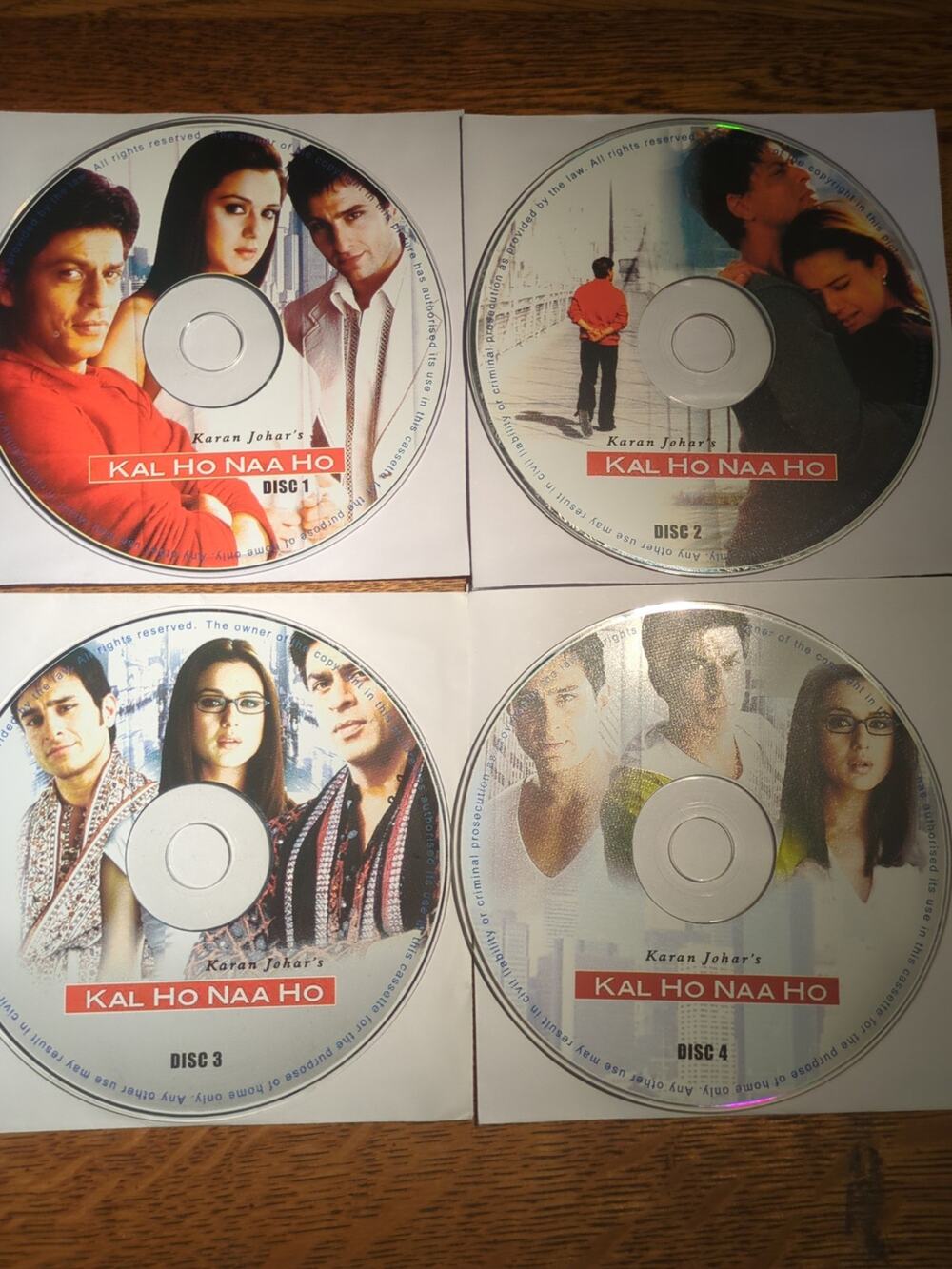 Kal Ho Naa Ho (Hindi DVD)(English Subtitles) (4 DVD set by Yash Raj Films)